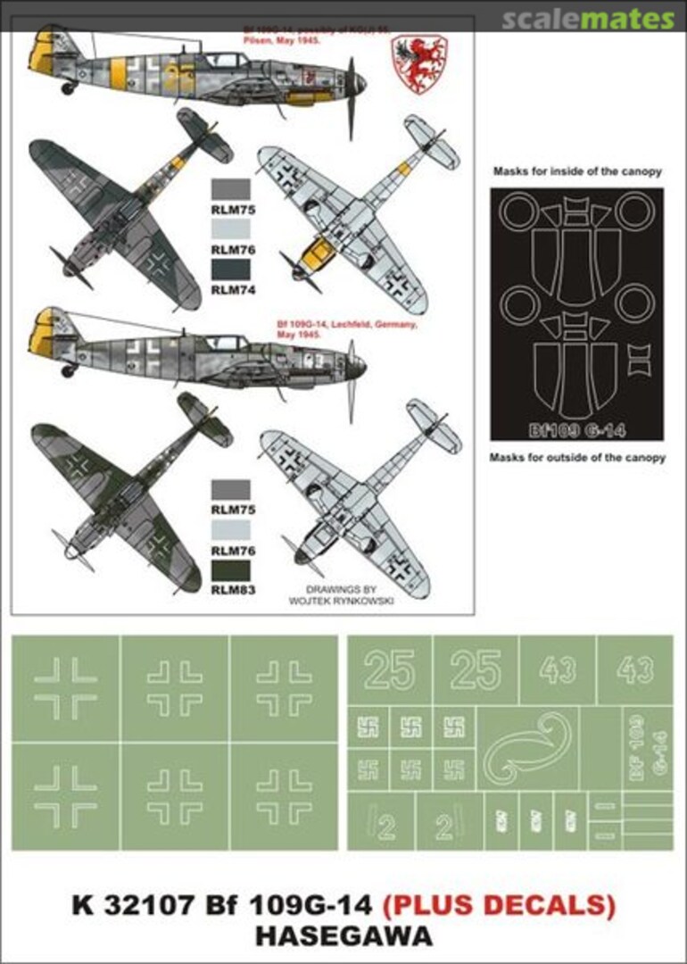 Boxart Bf 109G-14 K32107 Montex