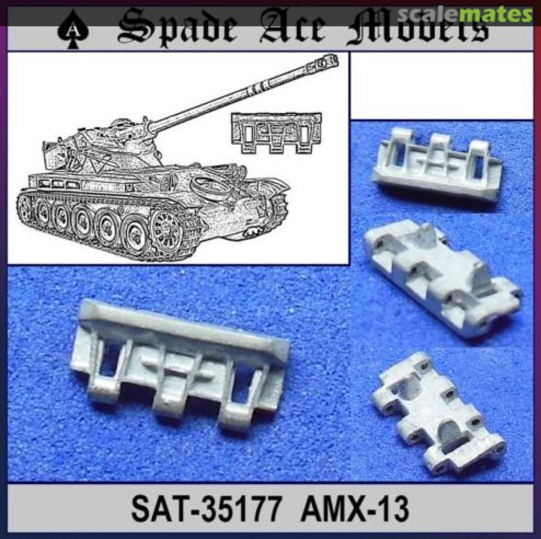 Boxart AMX-13 Metal tracks SAT-35177 Spade Ace Models