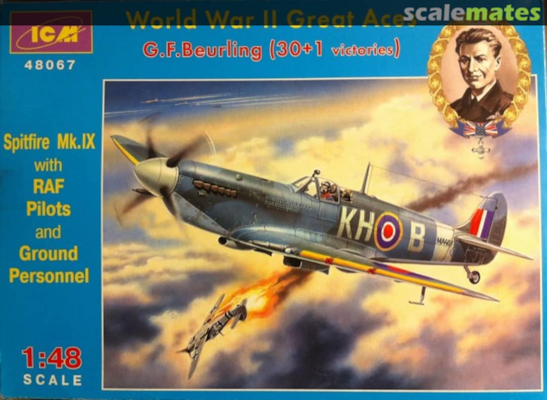 Boxart Spitfire Mk.IX 48067 ICM