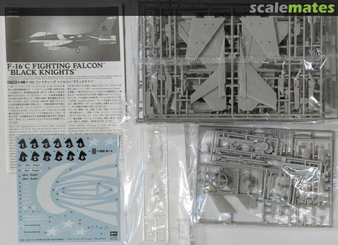 Contents F-16C Fighting Falcon `Black Knights´ 07395 Hasegawa