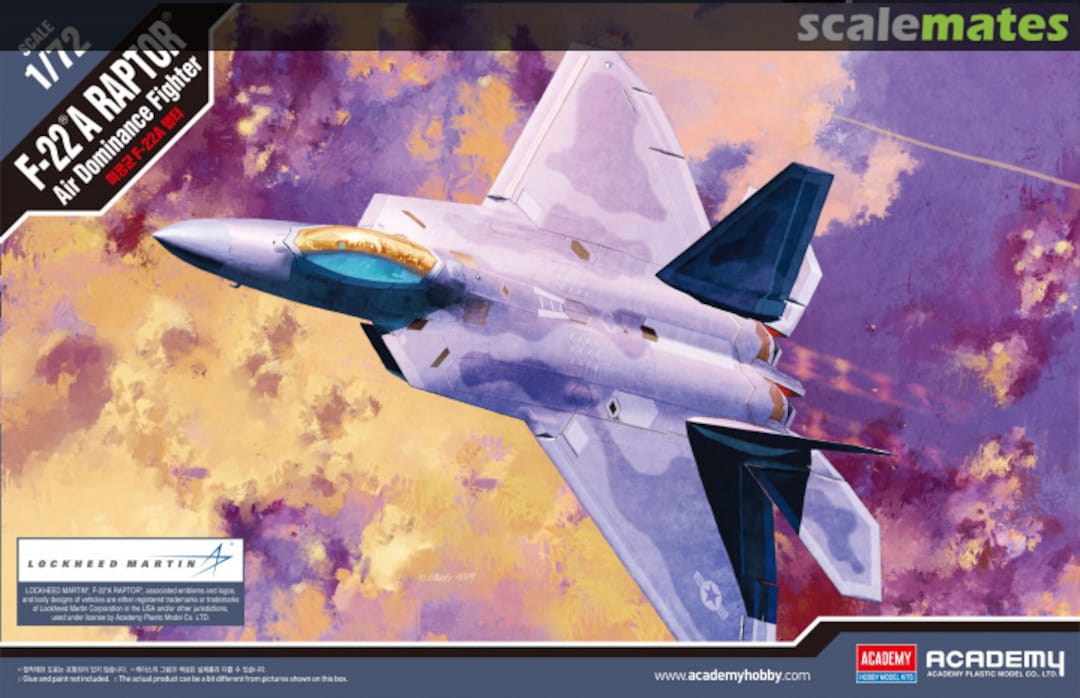 Boxart F-22A 12423 Academy