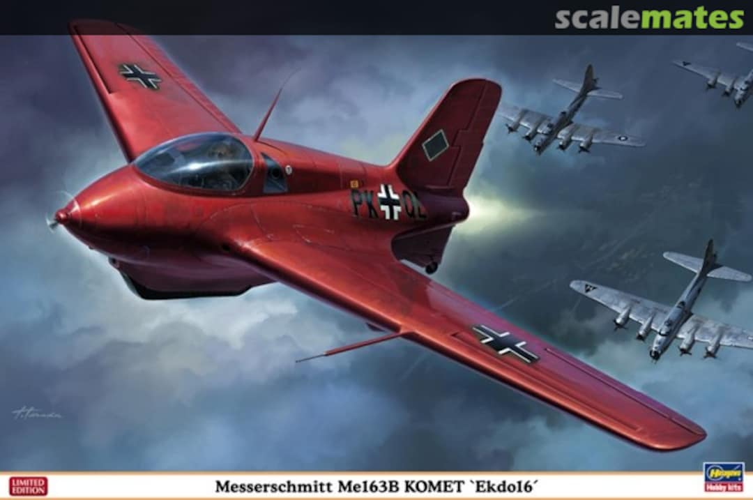 Boxart Me 163B Komet 'Ekdo 16' 08213 Hasegawa