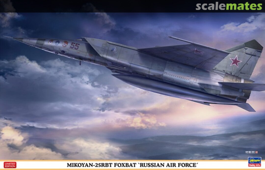 Boxart MiG-25RBT Foxbat 'Russian Air Force' 07462 Hasegawa