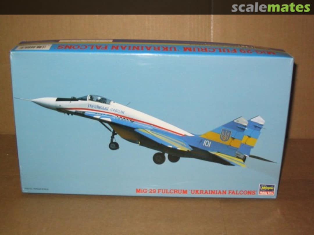 Boxart MiG-29 Fulcrum `Ukranian Falcons´ 04093 Hasegawa