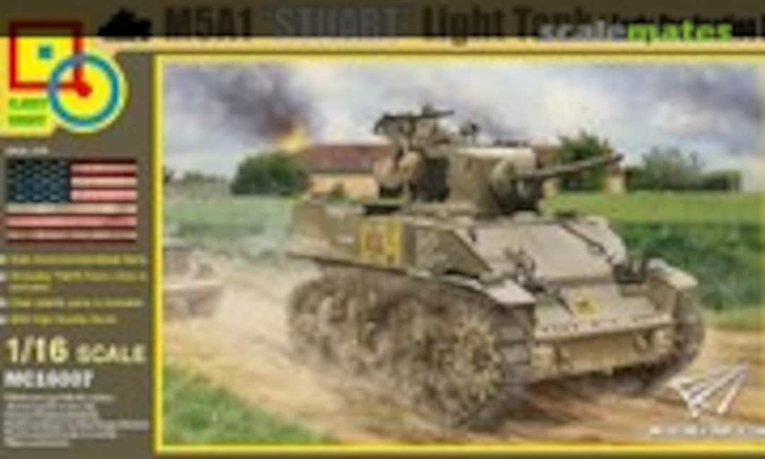 1:16 M5A1 &quot;STUART&quot; LIGHT TANK (Classy Hobby MC16007)