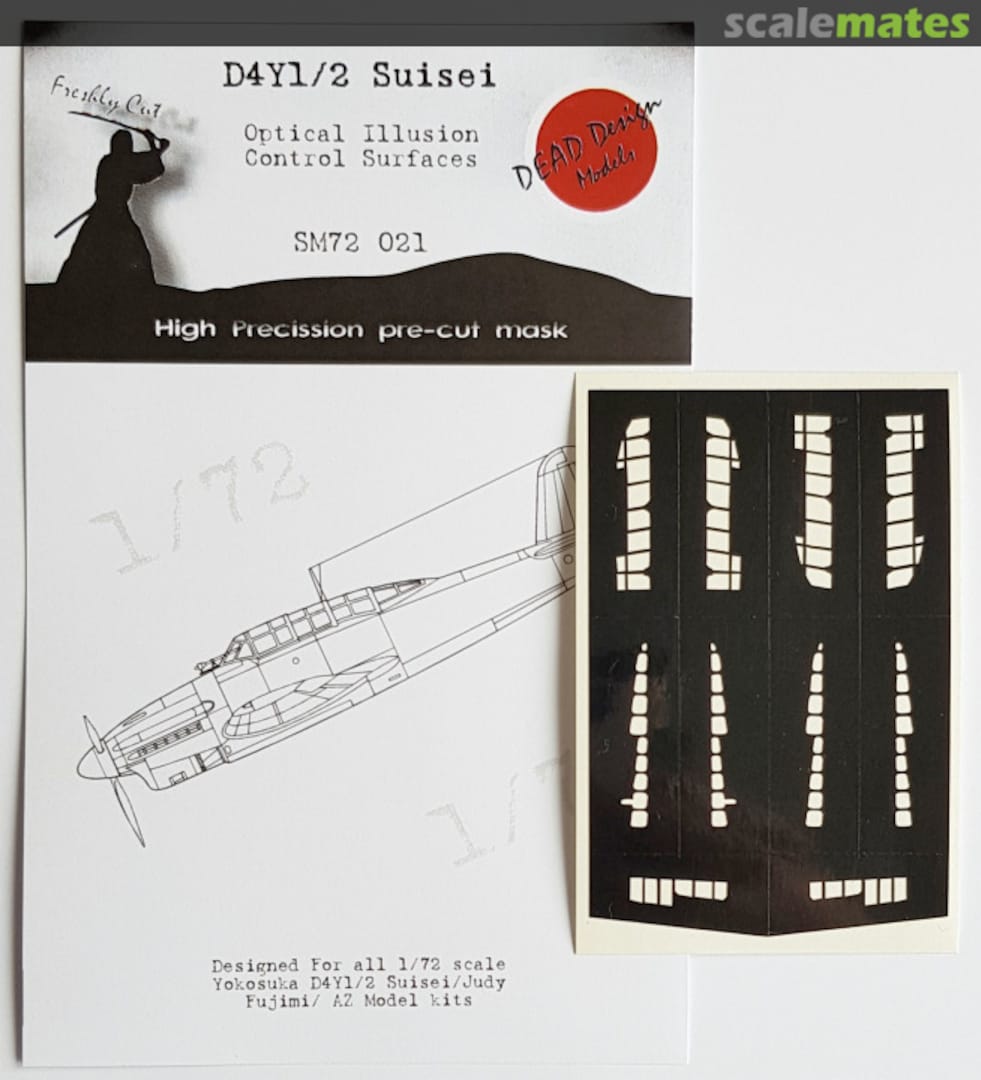 Boxart Yokosuka D4Y Suisei Control Surfaces SM72021 DEAD Design Models