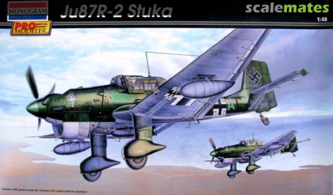 Boxart Ju87R-2 Stuka 85-5975 Monogram - Pro Modeler