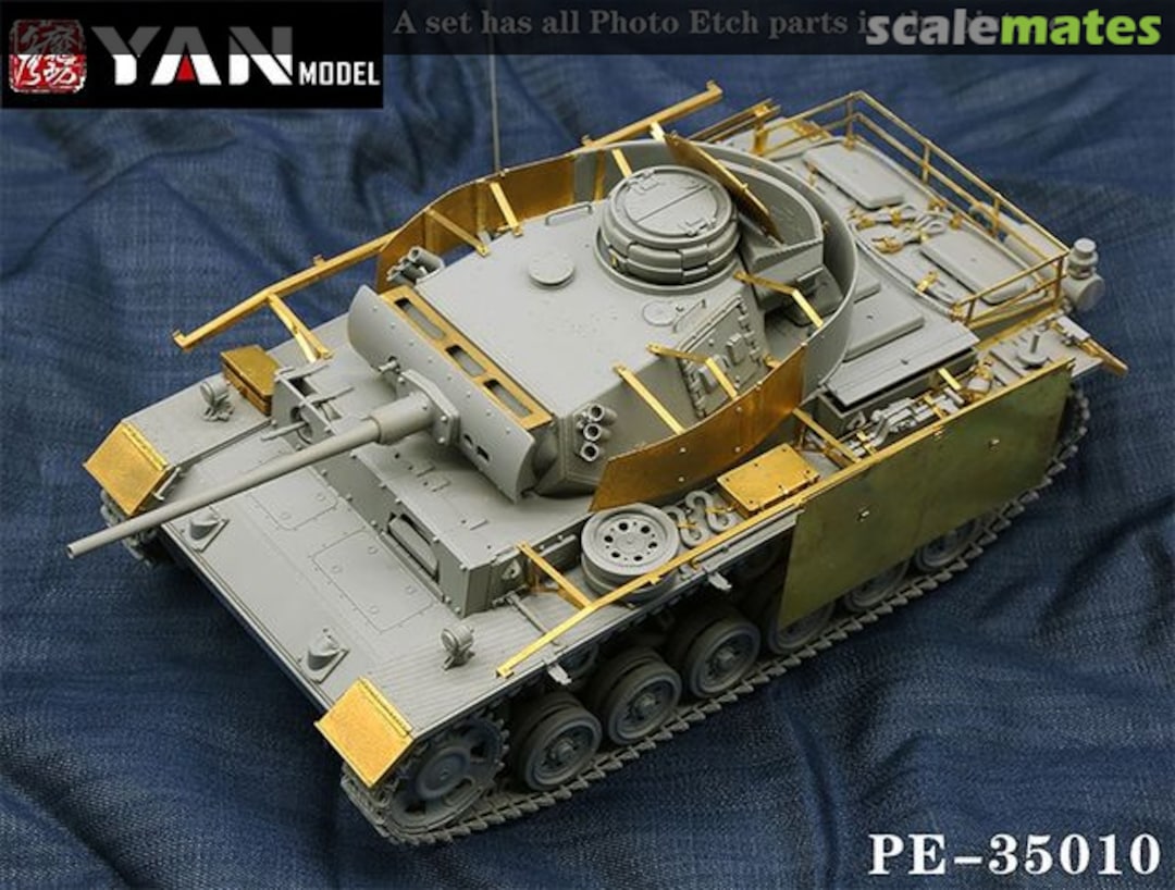 Boxart WWII German Panzer III M Tank PE set PE-35010 Yan Model