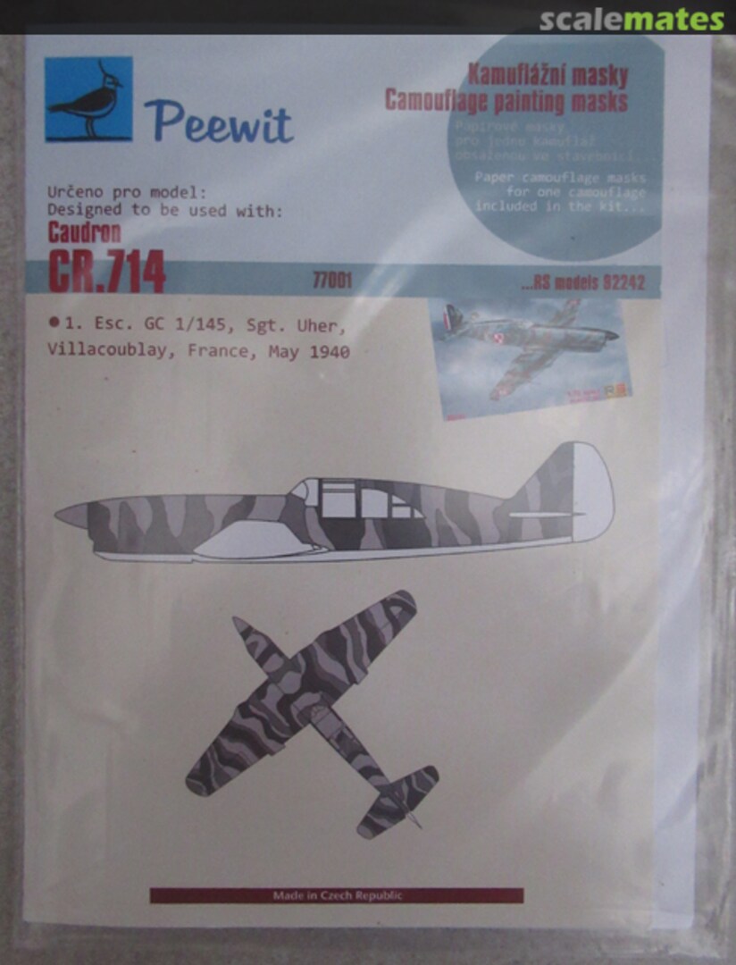 Boxart Caudron CR.714 77001 Peewit