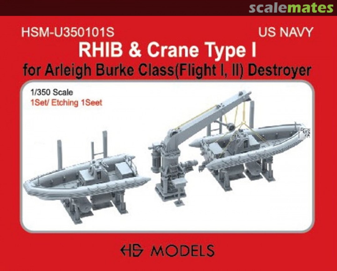 Boxart RHIB and Crane Type I HSM-U350101S HS Models