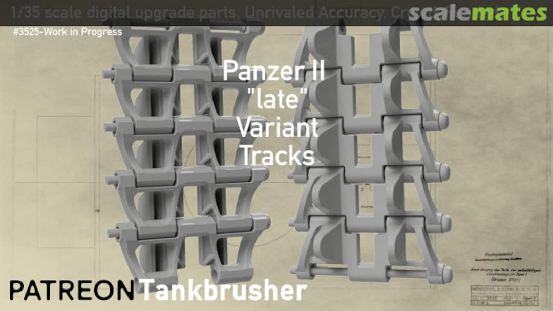 Boxart Panzer II - Variant "late" 3525-WIP-002 Tankbrusher Scale Modeling