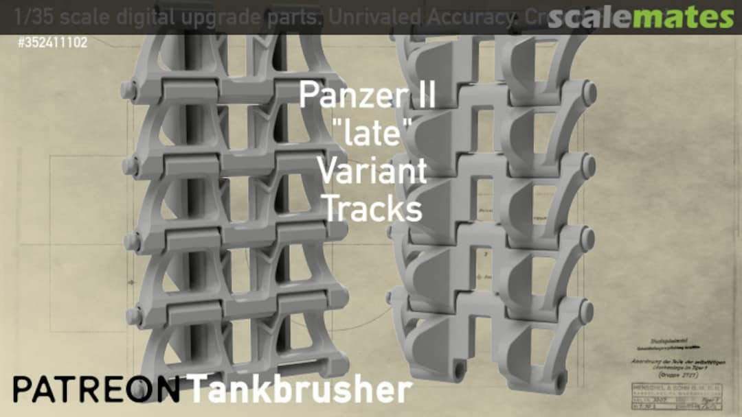 Boxart Panzer II - Variant "late" 352411102 Tankbrusher Scale Modeling