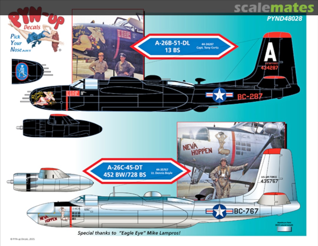 Boxart A-26 Babe Invaders Part 1 PYND48028 Pyn-Up Decals