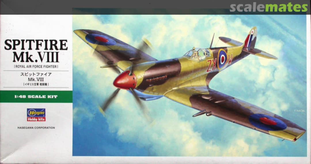 Boxart Spitfire Mk VIII 09081 Hasegawa