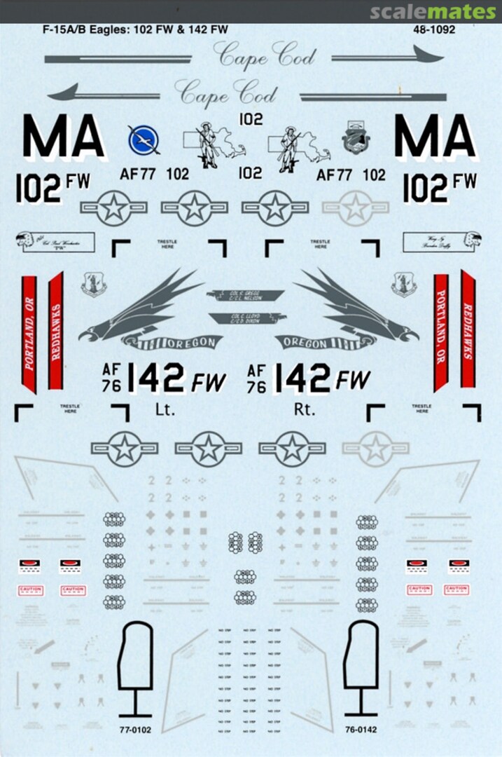 Boxart F-15A/B Eagles 48-1092 SuperScale International