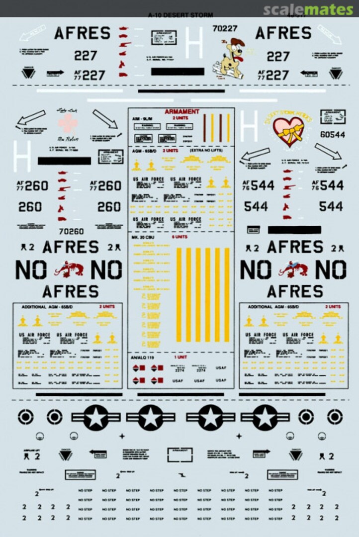 Boxart Desert Storm A-10 Warthogs 48-0517 SuperScale International