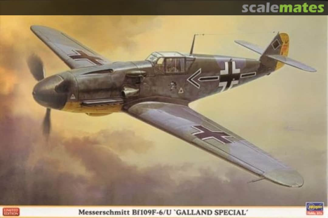 Boxart Messerschmitt Bf109F-6/U `Galland Special´ 08214 Hasegawa