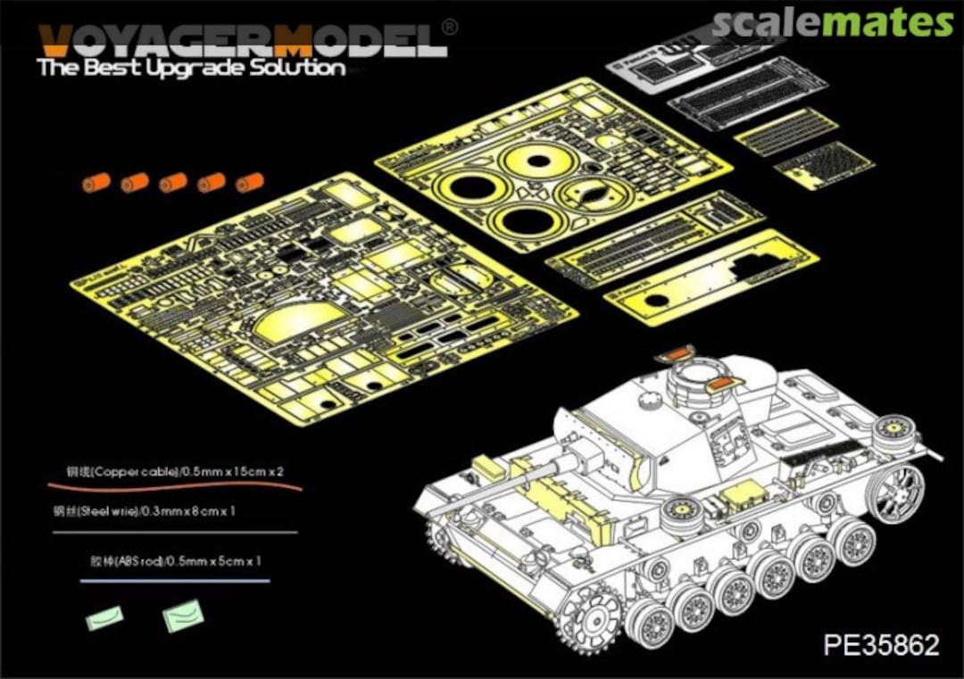 Boxart Pz.KPfw.III Ausf.L. Basiс kit PE35862 Voyager Model