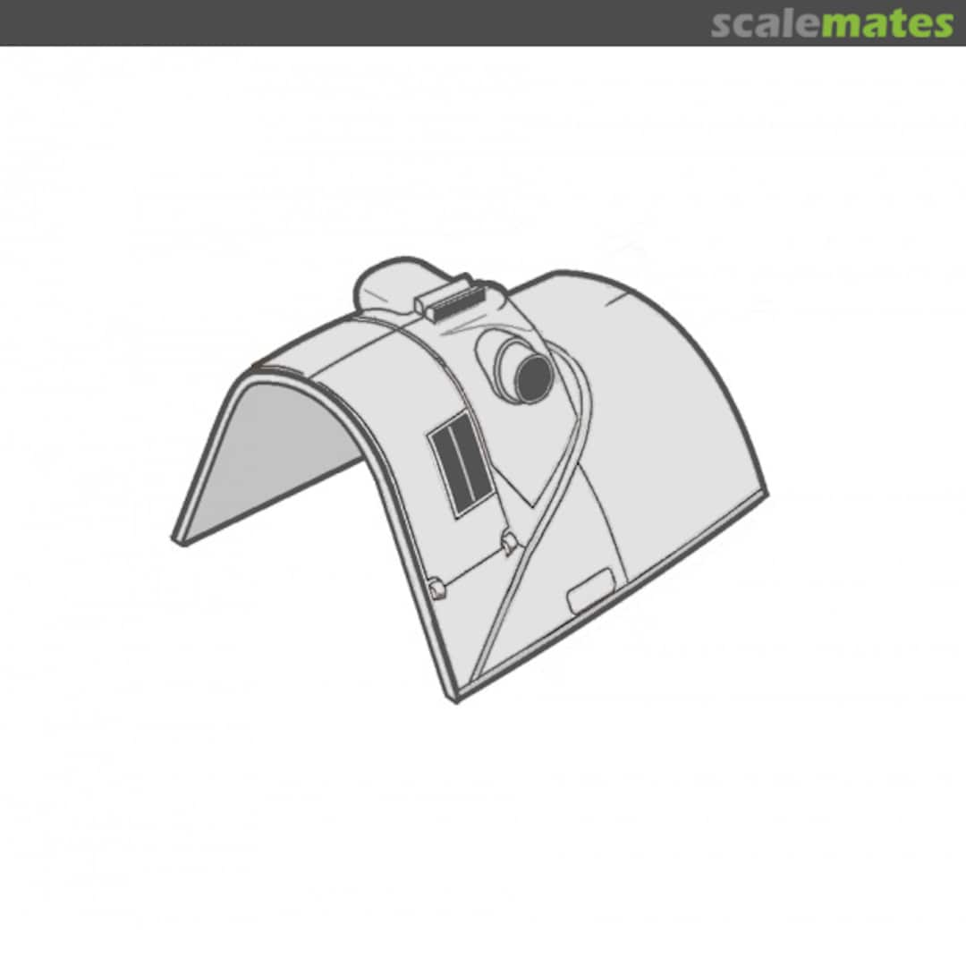 Boxart Mi-8 Hip - Cowling of APU ТА-14 TC72103 HELI Resin Kits