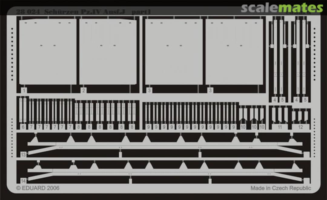 Boxart Schürzen Pz.IV Ausf.J 28024 Eduard