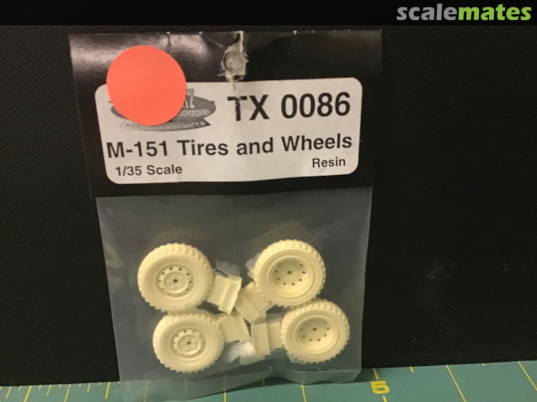 Boxart M-151 Tires and Wheels TX 0086 VLS - Trakz