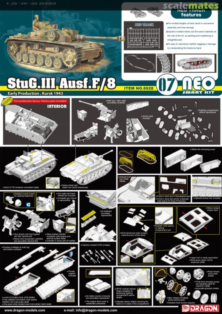 Boxart StuG.III Ausf.F/8 Early Production 6928 Dragon