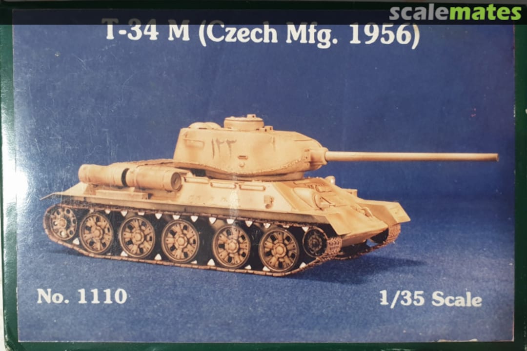 Boxart T-34 M (Czech mfg. 1956) 1110 MB Models