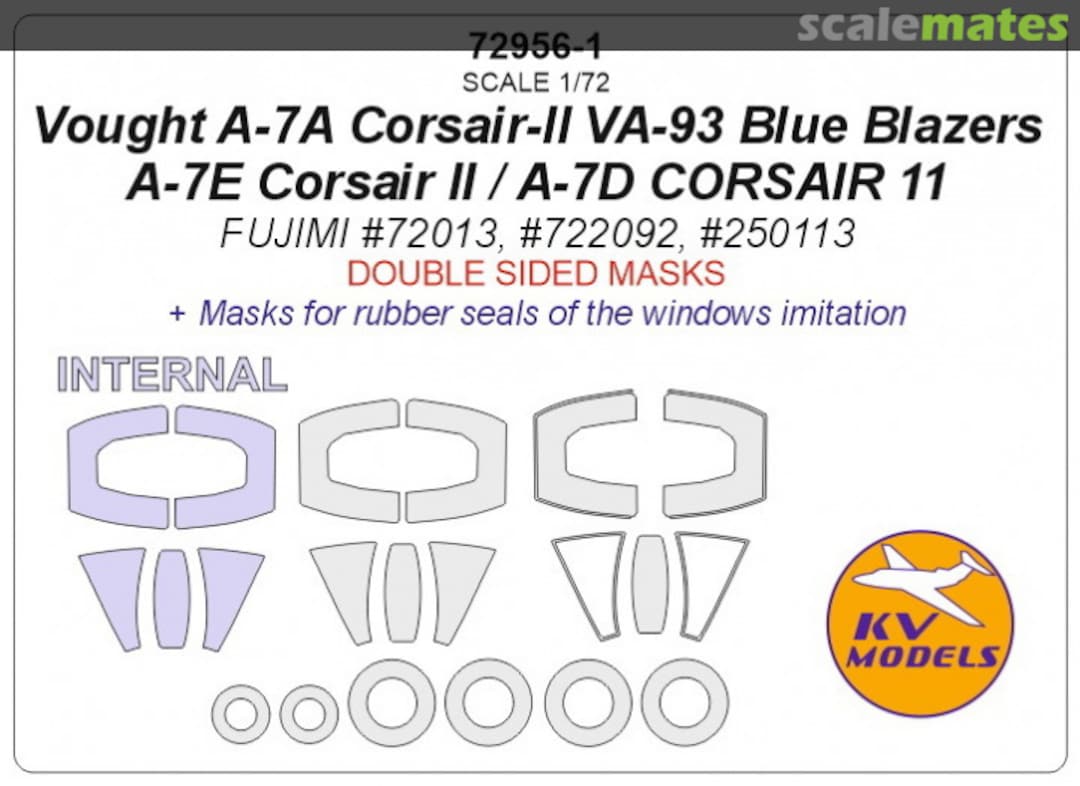 Boxart Vought A-7 Corsair II 72956-1 KV Models