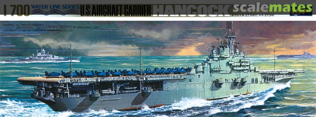 Boxart USS Hancock CV-19 44113 Hasegawa