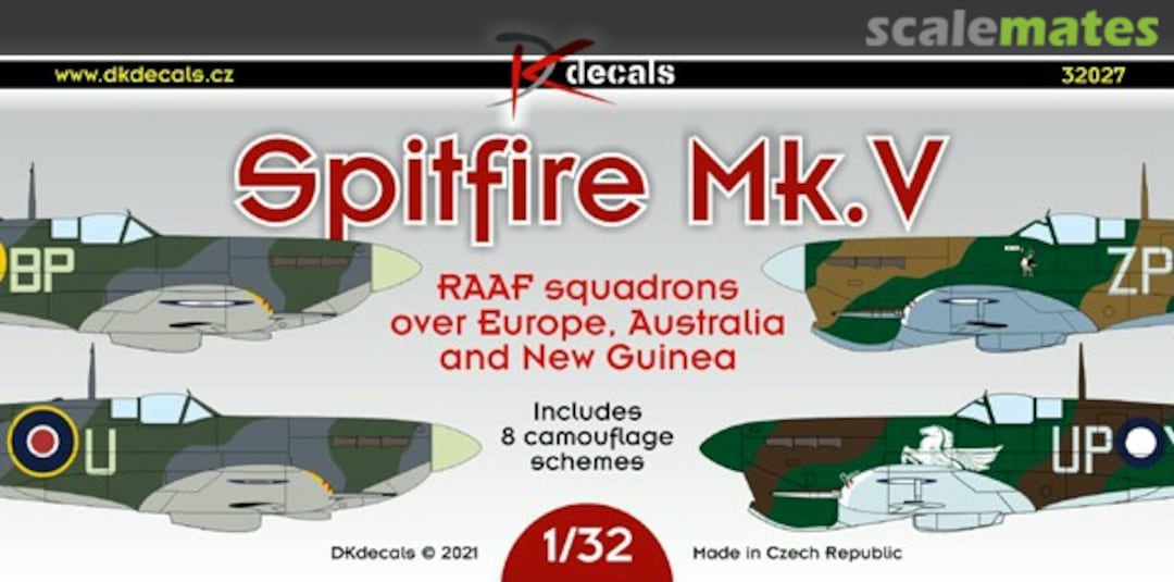 Boxart Spitfire Mk. V 32027 DK Decals