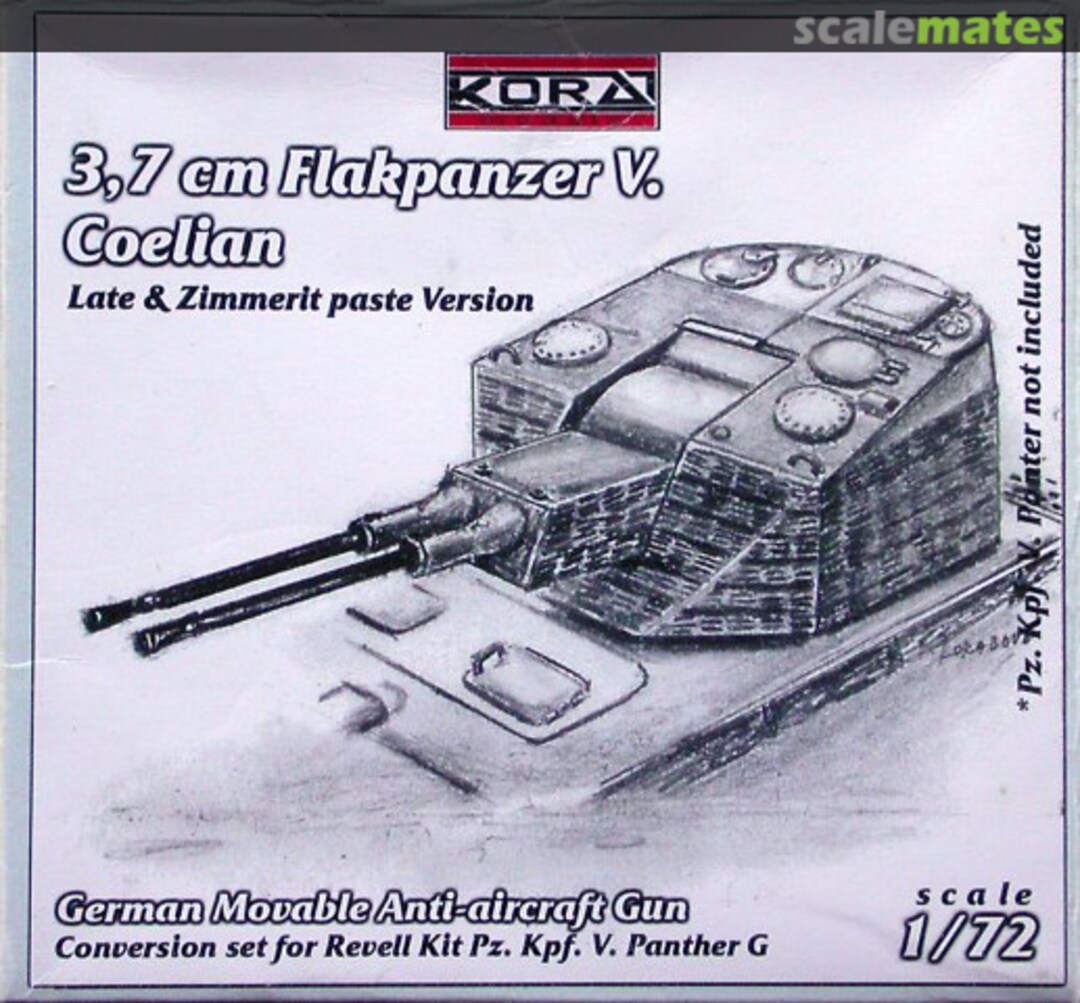 Boxart 3,7 cm Flakpanzer V. Coelian AC7214 Kora Models