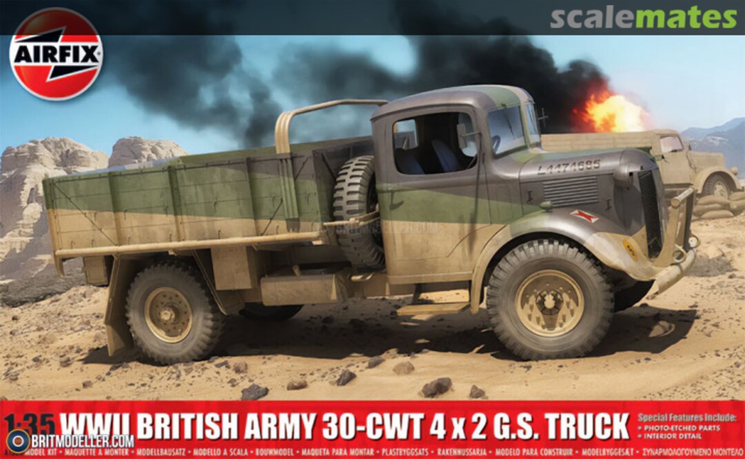 Boxart 30-Cwt 4x2 GS Truck A1380 Airfix