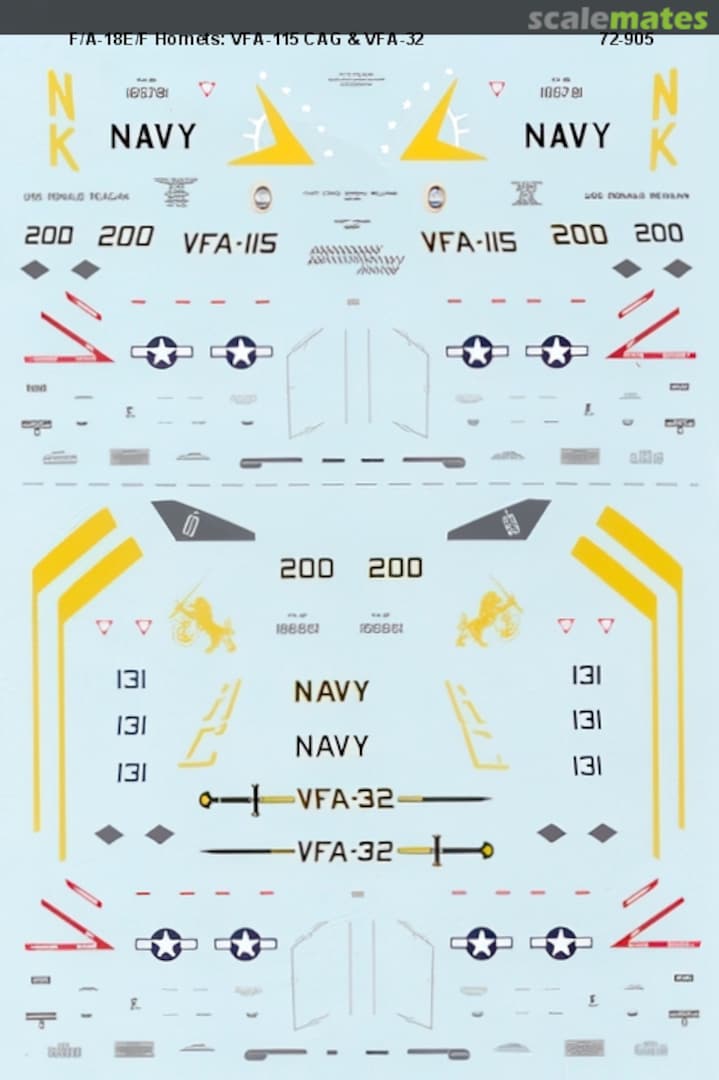 Boxart F/A-18E/F Hornets 72-0905 Microscale