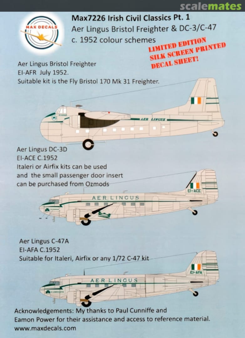 Boxart Irish Civil Classics Pt. 1 7226 Max Decals