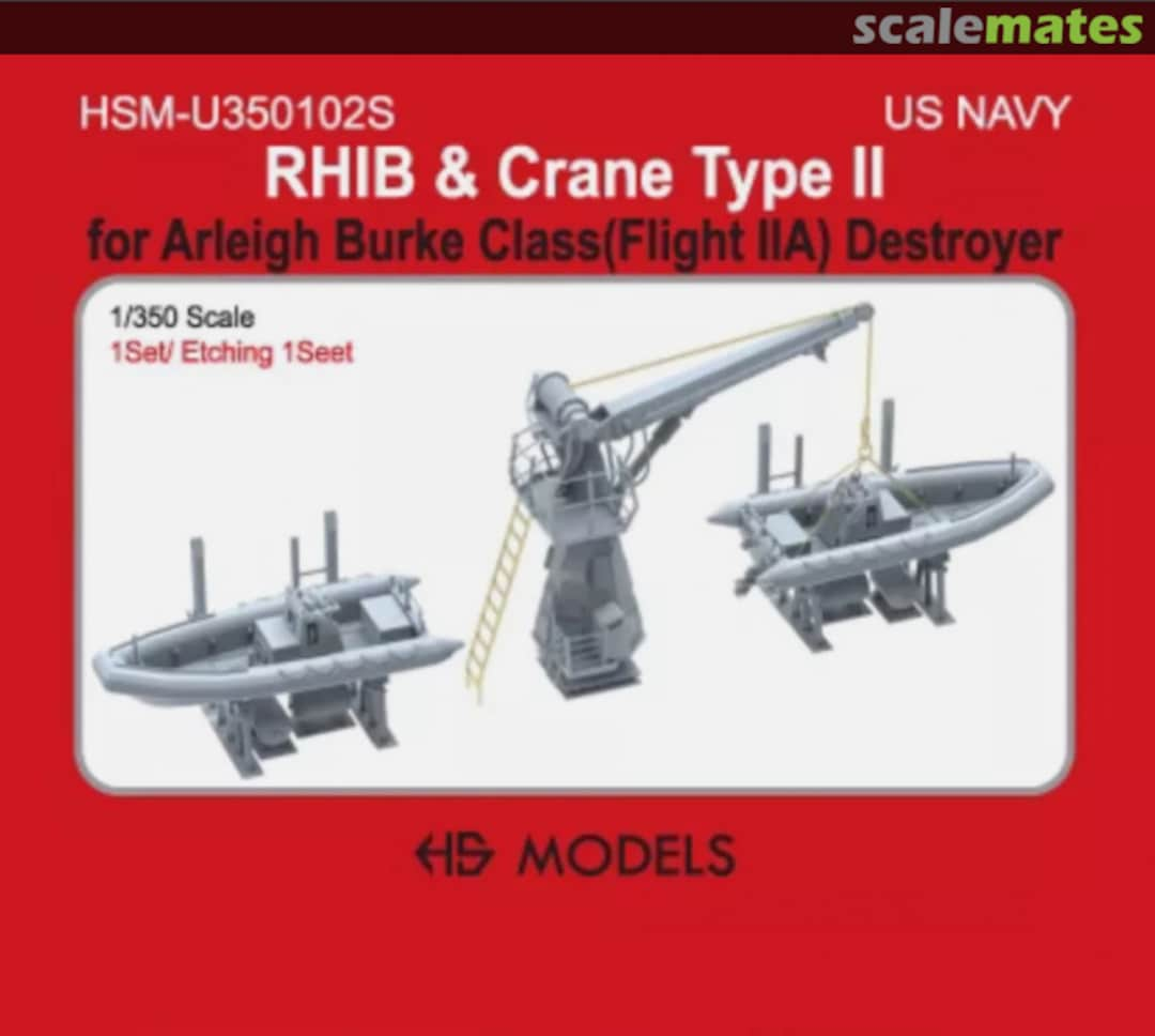 Boxart RHIB and Crane Type II HSM-U350102S HS Models