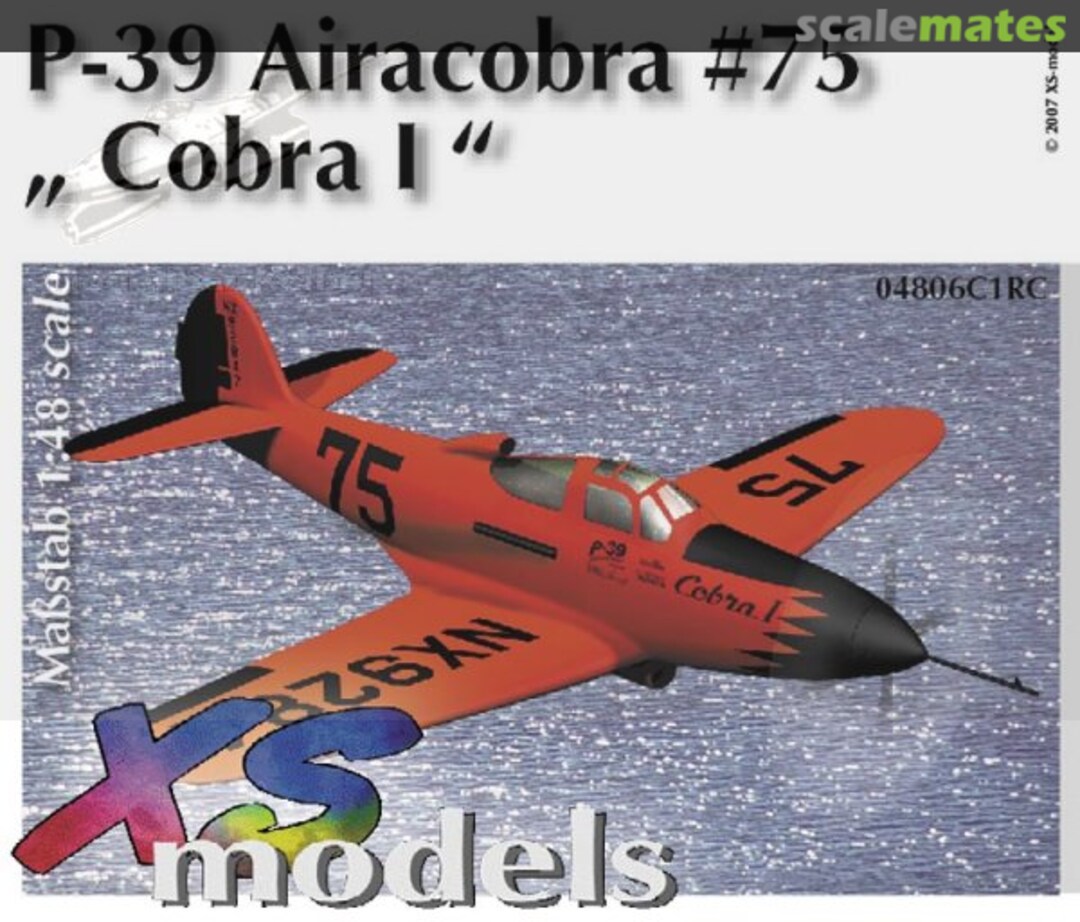 Boxart P-39 Airacobra #75 Cobra I 04806C1RC XS-models