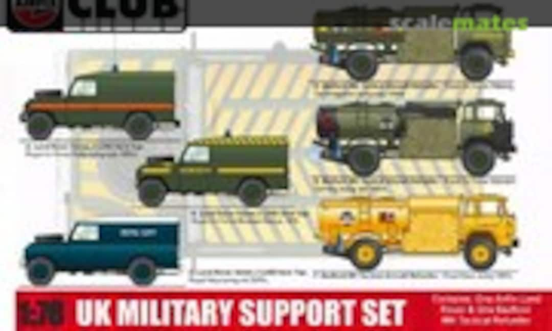 1:76 UK Military Support Set - Bedford MK &amp; Land Rover (Airfix A73001)