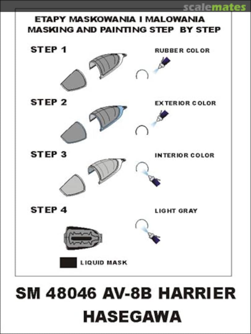 Boxart AV-8 B Harrier SM48046 Montex