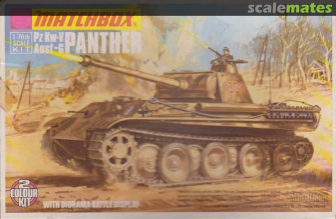 Boxart Pz.Kpfw. V Ausf. G Panther PK-73 Matchbox