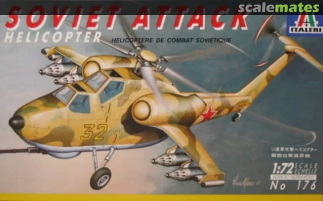 Boxart Soviet Attack Helicopter 176 Italeri