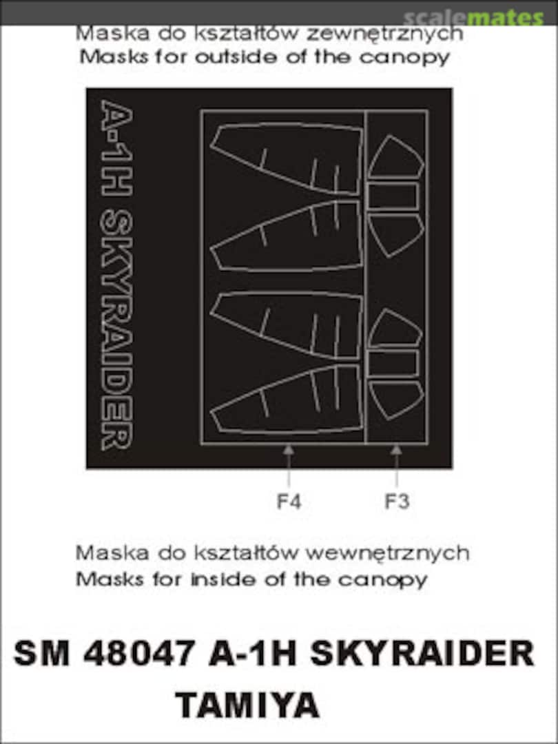 Boxart Douglas A-1H Skyraider SM48047 Montex