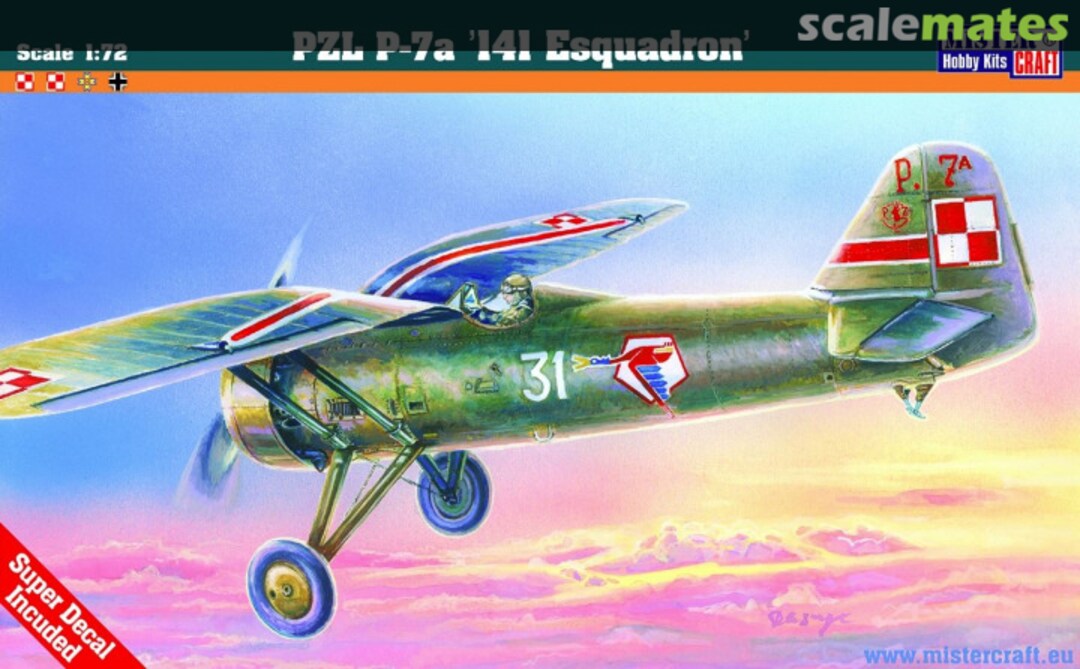 Boxart PZL P-7a '141 Esquadron' B-35 MisterCraft