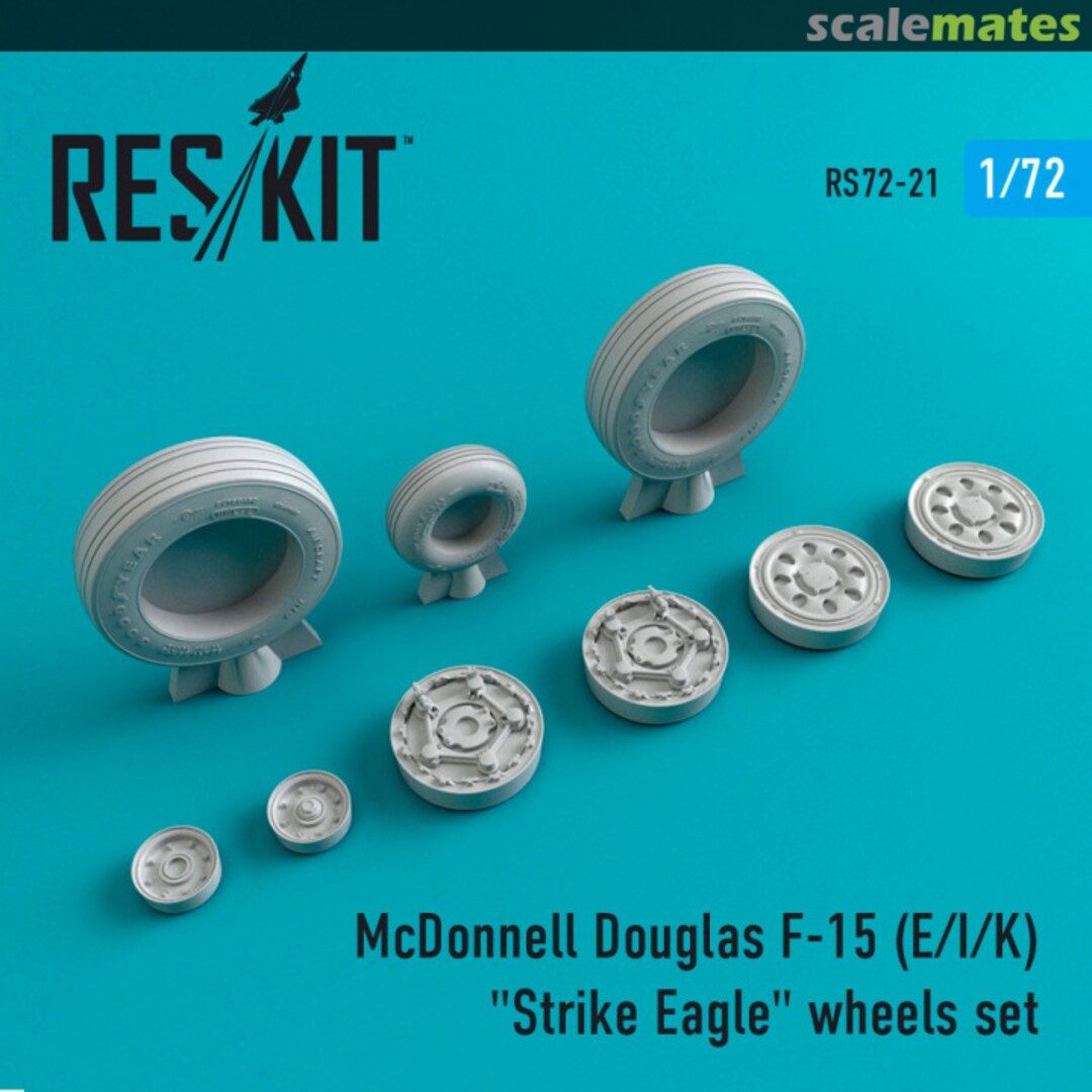 Boxart F-15 (E/I/K) Strike Eagle - Wheels Set RS72-0021 ResKit