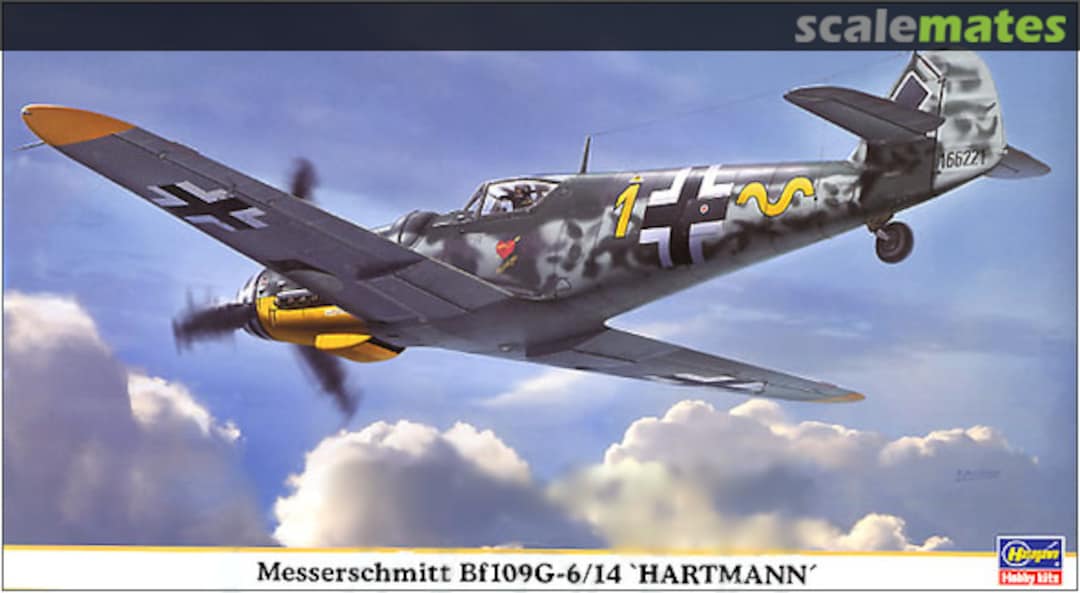 Boxart Messerschmitt Bf109G-6/14 `Hartmann´ 09838 Hasegawa