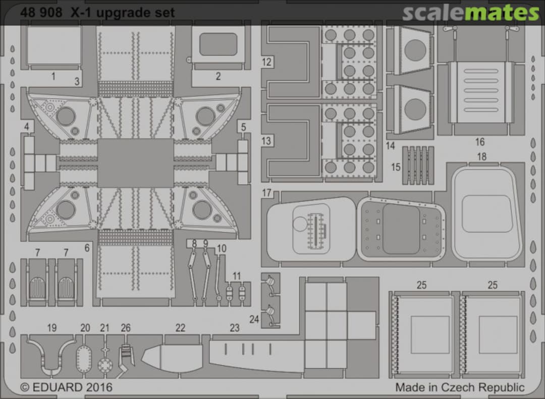 Boxart X-1 Upgrade Set 48908 Eduard