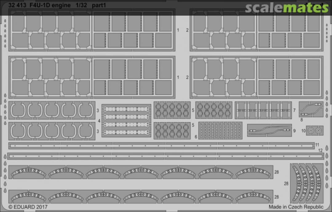 Boxart F4U-1D engine 32413 Eduard