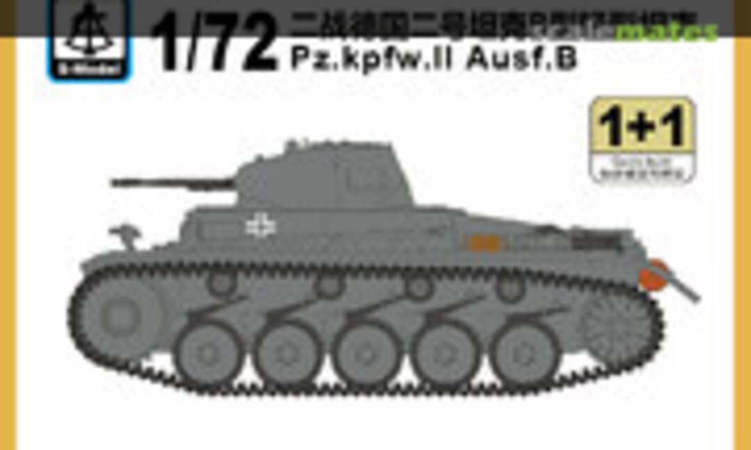 1:72 Pz.Kpfw. II Ausf. B (S-Model (China) PS720121)