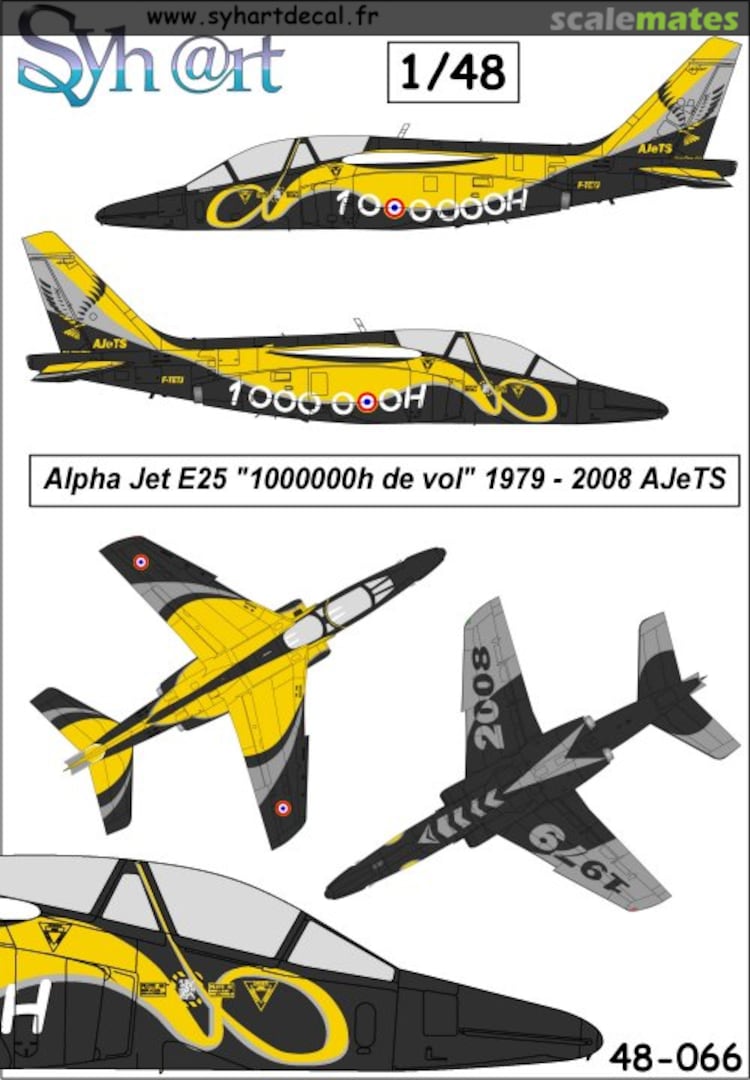 Boxart Alpha Jet E25 "1000000 Flight hours" 48-006 Syhart