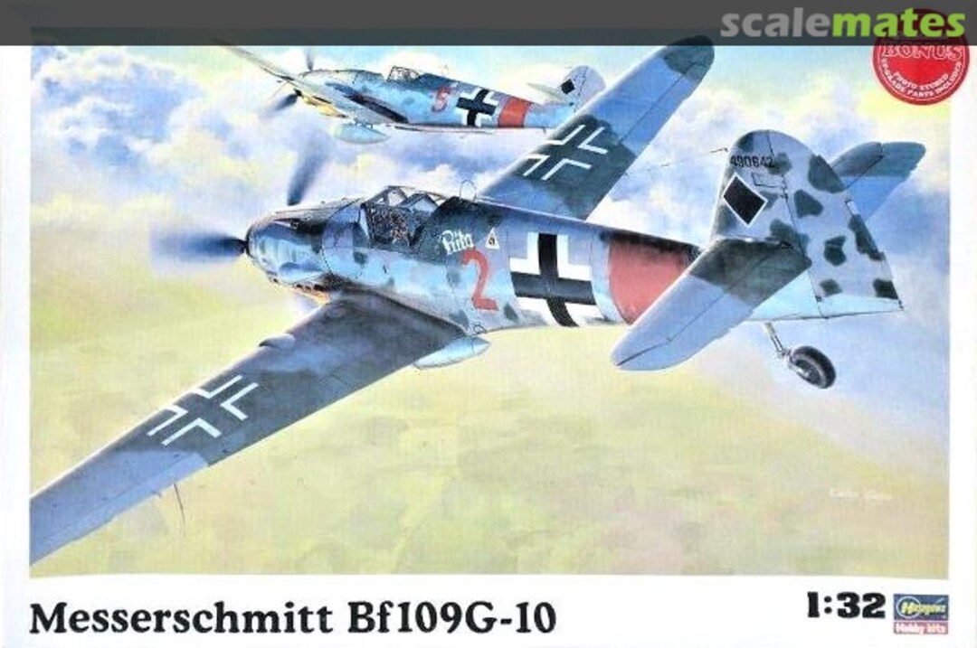 Boxart Messerschmitt Bf109G-10 08072 Hasegawa