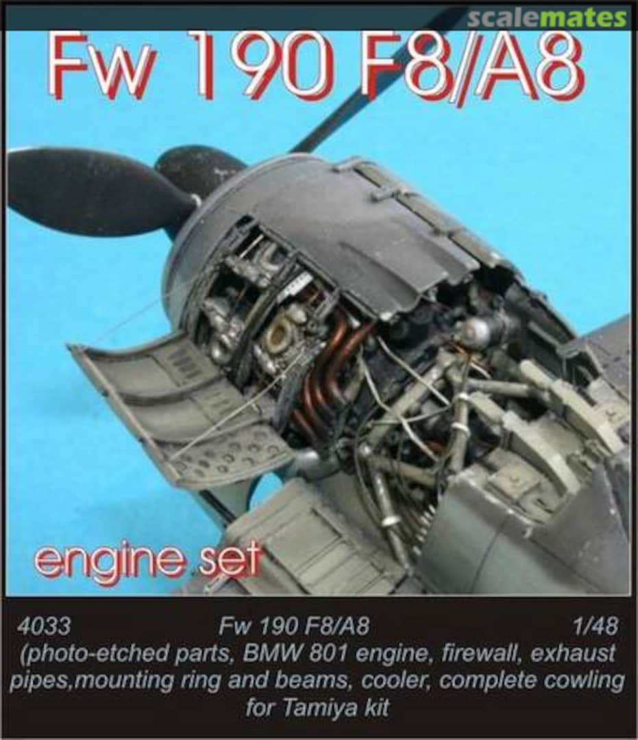 Boxart Fw 190 A8/F8 Engine Set 4033 CMK